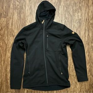 Fjallraven Keb Fleece Hoodie - M - Black